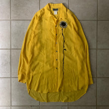 Load image into Gallery viewer, ss1992 Yohji Yamamoto Yuzen Dyed Sunflower Shirt - Size XL