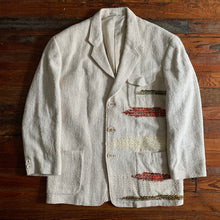 Load image into Gallery viewer, ss1992 Yohji Yamamoto Patched Linen Blazer - Size XL