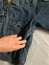 Load image into Gallery viewer, aw1986 Katharine Hamnett Denim Cargo Bomber Jacket - Size L