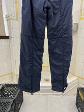 Load image into Gallery viewer, 2000s Armani Navy Futuristic Padded Nylon Pants - Size S