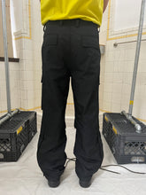 Load image into Gallery viewer, ss2007 Issey Miyake Black Darted Knee Cargo Pants - Size L