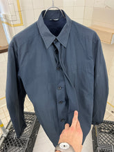 Load image into Gallery viewer, Late 1990s Mandarina Duck Navy 'Fiberduck' Workshirt with Hidden Chest Pocket - Size M