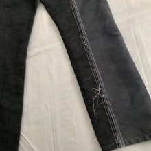 Load image into Gallery viewer, 2000s CDGH Reconstructed Split Demin Pants 2 - Size S