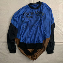 Load image into Gallery viewer, aw1987 Issey Miyake Blue Nylon Circle Pattern Staff Crewneck - Size OS