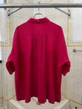 Load image into Gallery viewer, ss1995 Issey Miyake Oversized Object Dyed Magenta Shirt - Size XL