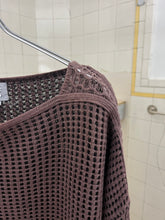 Load image into Gallery viewer, 1980s Marithe Francois Girbaud Knitted Thermal Boatneck Sweater - Size XL