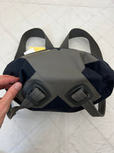 Load image into Gallery viewer, Late 1990s Mandarina Duck Navy 'Basis' Zaino Circular Backpack - Size OS