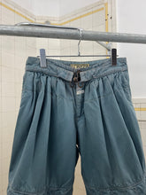 Load image into Gallery viewer, 1980s Marithe Francois Girbaud x Closed Faded Teal Belted Trouser with Quilted Knee - Size S