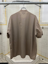 Load image into Gallery viewer, 1980s Marithe Francois Girbaud Light Brown Collarless Chest Pocket Workshirt - Size L