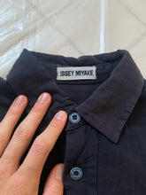 Load image into Gallery viewer, aw1994 Issey Miyake Soft Faded Navy Shirt - Size M