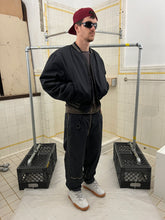 Load image into Gallery viewer, 1990s Vintage Destroy by John Richmond Fleece-Lined Logo Bomber - Size L