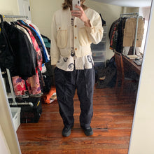 Load image into Gallery viewer, 1990s Issey Miyake Cream Oversized Denim Jacket - Size M