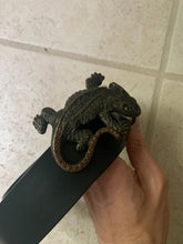 Load image into Gallery viewer, 1990s Armani Lizard Buckle with Swarovski Crystal Belt - Size OS