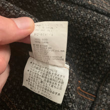 Load image into Gallery viewer, 1997 CDGH Charcoal Grey Textured Tweed Trucker Jacket - Size M