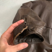 Load image into Gallery viewer, 1980s CDGH Brown Paneled Leather Work Jacket - Size OS