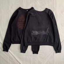 Load image into Gallery viewer, 2001 Bernhard Willhelm Lung Embroidered Crewneck Sweater - Size M
