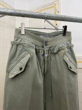 Load image into Gallery viewer, 1980s Marithe Francois Girbaud High Waisted Faux Layered Drawstring Trousers - Size S