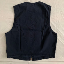 Load image into Gallery viewer, 1990s Armani Overdyed Navy Cotton Vest - Size M