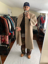 Load image into Gallery viewer, aw1995 Yohji Yamamoto Beige Raw Cut Wool Overcoat - Size OS