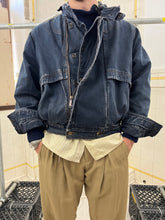 Load image into Gallery viewer, 1980s Marithe Francois Girbaud Dark Denim Double Closure Jacket - Size M