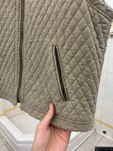 1980s Armani Quilted Hooded Vest - Size XL