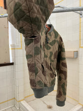 Load image into Gallery viewer, 1990s Armani Quilted Duck Camo Bomber - Size L