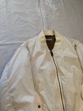 Load image into Gallery viewer, 1990s Armani Oversized White Nylon Bomber Jacket - Size OS