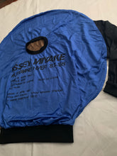 Load image into Gallery viewer, aw1987 Issey Miyake Blue Nylon Circle Pattern Staff Crewneck - Size OS