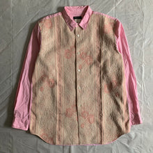 Load image into Gallery viewer, ss2000 CDGH+ Pink Pinstripe Gobelin Tapestry Shirt - Size OS