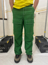 Load image into Gallery viewer, ss2007 Issey Miyake Green Darted Knee Cargo Pants - Size M