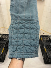 Load image into Gallery viewer, 1980s Marithe Francois Girbaud x Closed Faded Teal Belted Trouser with Quilted Knee - Size S
