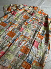 Load image into Gallery viewer, 1990s Armani Aloha Luggage Tag Rayon Shirt - Size M