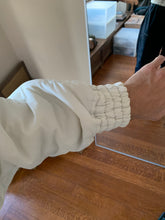 Load image into Gallery viewer, 1980s Issey Miyake White Quilted Nylon Bomber Jacket - Size S