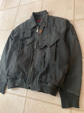 Load image into Gallery viewer, 1980s Katharine Hamnett Washed Blacked Cargo Bomber - Size M