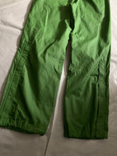 Load image into Gallery viewer, ss2007 Issey Miyake Slime Green Coated Nylon Tactical Pants - Size L