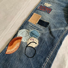 Load image into Gallery viewer, 2000s Yohji Yamamoto x Spotted Horse Repaired Distressed Denim - Size L