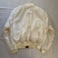 Load image into Gallery viewer, 1990s Armani Oversized White Nylon Bomber Jacket - Size OS