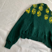 Load image into Gallery viewer, aw1996 CDG Floral Print Knitted Sweater - Size M