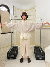 Load image into Gallery viewer, 1980s Marithe Francois Girbaud x Super Casual Cropped Circle Knit - Size M
