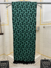 Load image into Gallery viewer, 1980s Yohji Yamamoto Green Amoeba Woven Scarf - Size OS