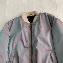 Load image into Gallery viewer, 1990s Armani Iridescent Oversized Bomber Jacket - Size OS