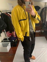 Load image into Gallery viewer, ss1993 Issey Miyake Yellow Nylon Tactical Zipper Blouson - Size L