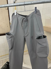 Load image into Gallery viewer, 2000s Mandarina Duck Light Grey 'Cocoon' Aeropants with Egg Cell Cargo Pockets - Size OS