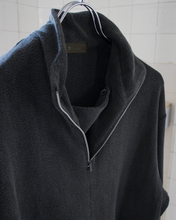 Load image into Gallery viewer, 1990s Yohji Yamamoto Textured Faded Quarter Zip Pullover - Size L