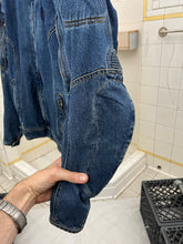 Load image into Gallery viewer, Vintage Padded Denim Moto Jacket - Size M