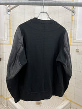 Load image into Gallery viewer, aw2004 Issey Miyake Articulated Denim Sleeve Sweatshirt - Size L