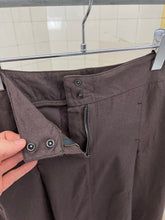 Load image into Gallery viewer, 2000s Mandarina Duck Brown Skirt with Center Pleat and Side Snap Detailing - Size M