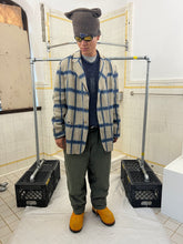 Load image into Gallery viewer, 1990s Armani Checkered Dyed Beige Linen Blazer - XL