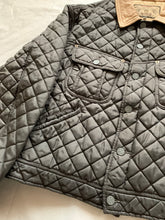 Load image into Gallery viewer, 1990s Armani Heavy Textured Quilted Nylon Trucker Jacket - Size XL