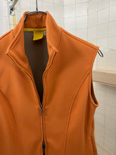 Load image into Gallery viewer, 2000s Mandarina Duck Orange Contemporary Vest - Size XS